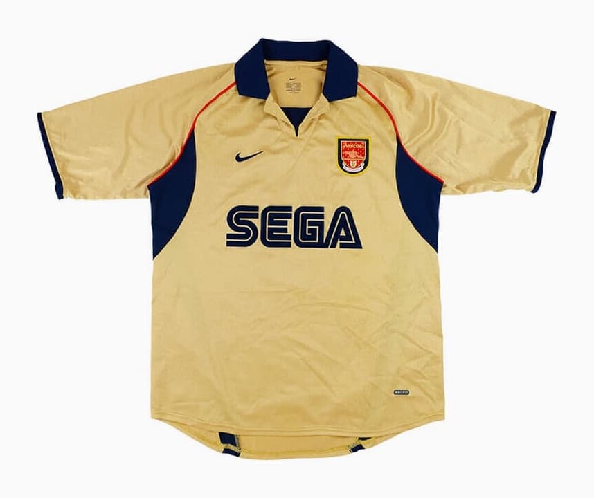 Arsenal FC 2001-2002 away kit