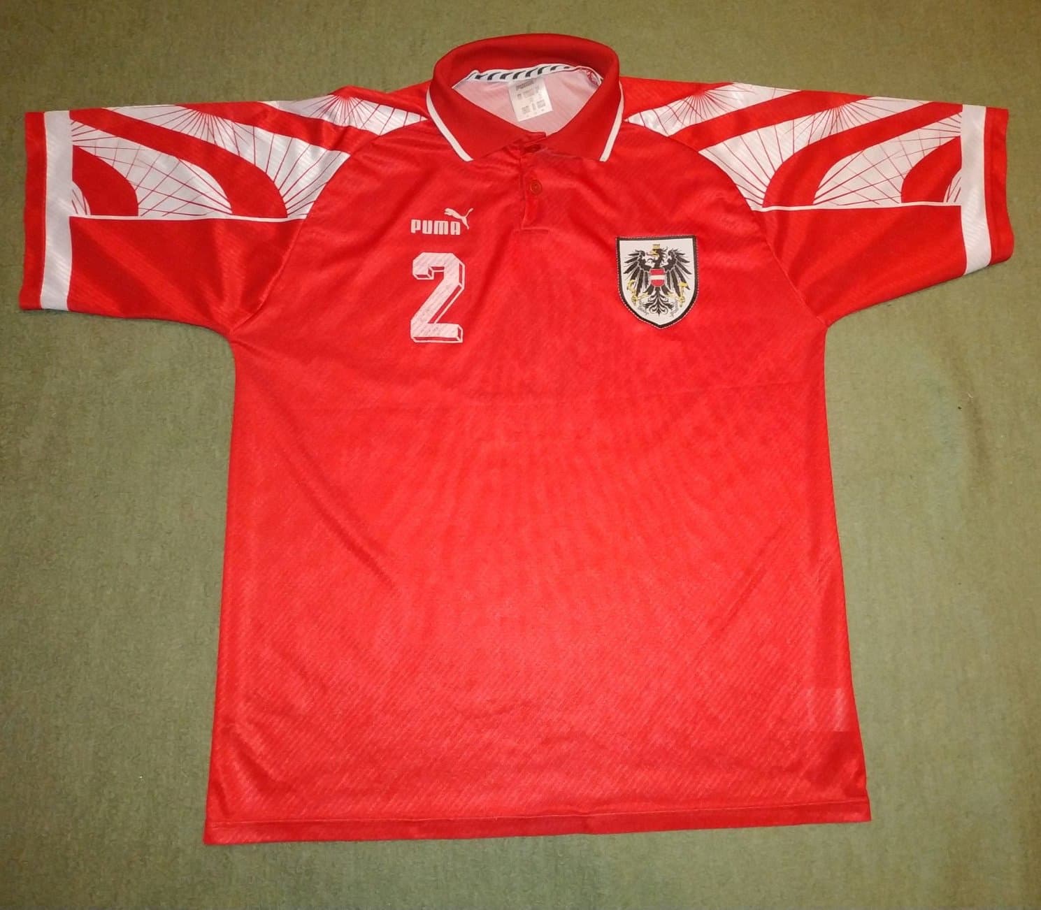 Austria 1995 away kit