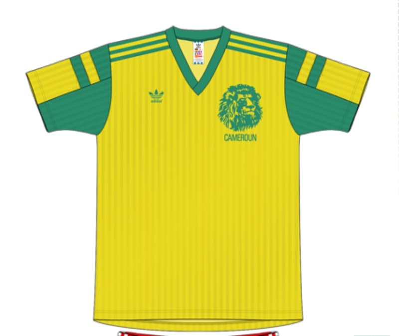 Cameroon 1990 away kit