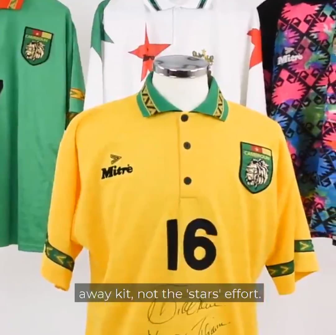 Cameroon 1994 away kit
