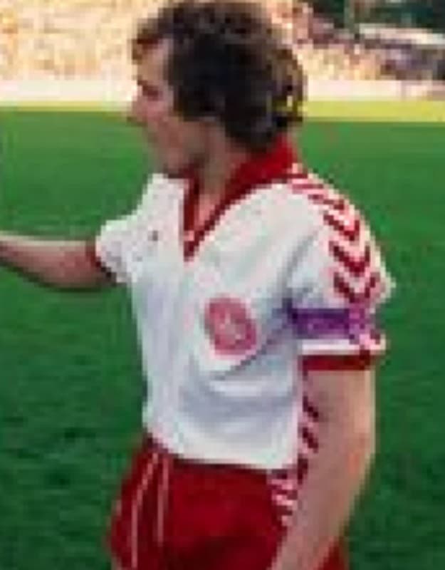 Denmark 1980 away kit