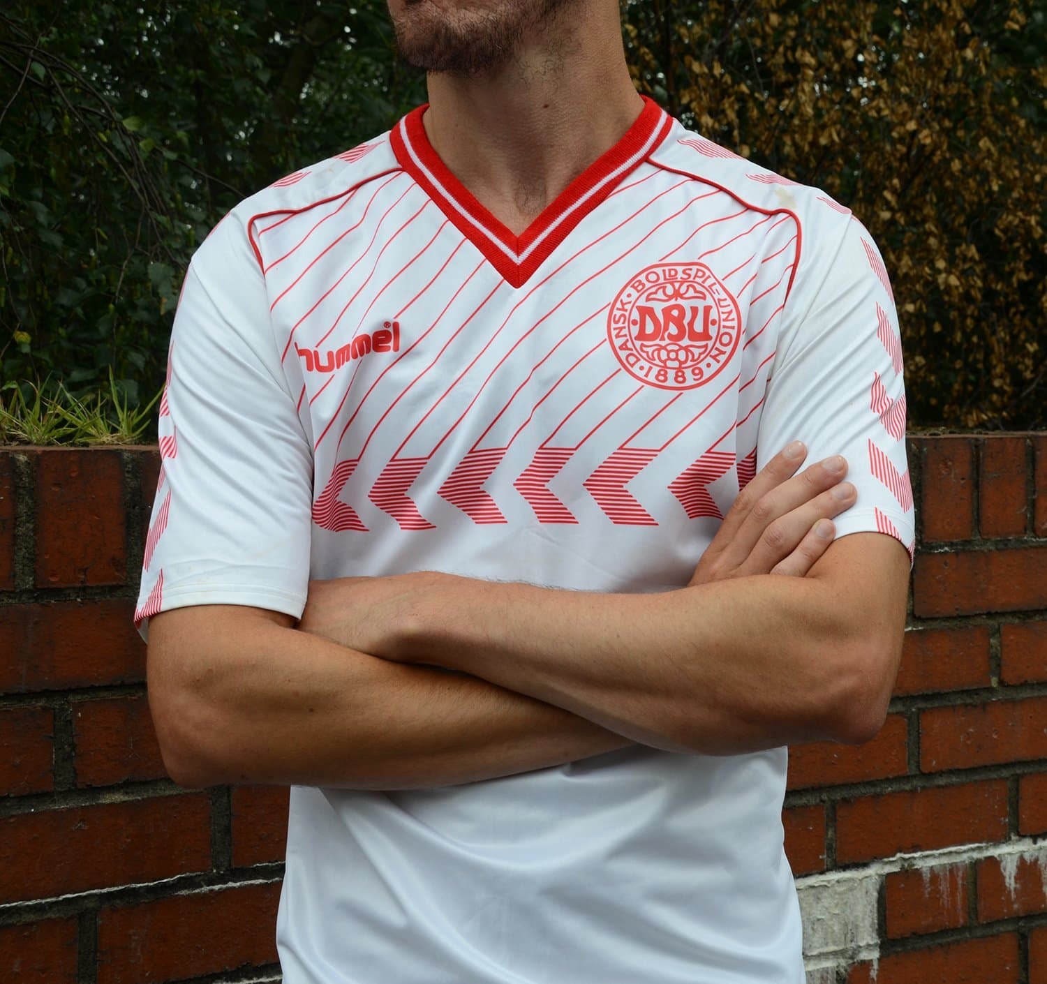 Denmark 1987 away kit