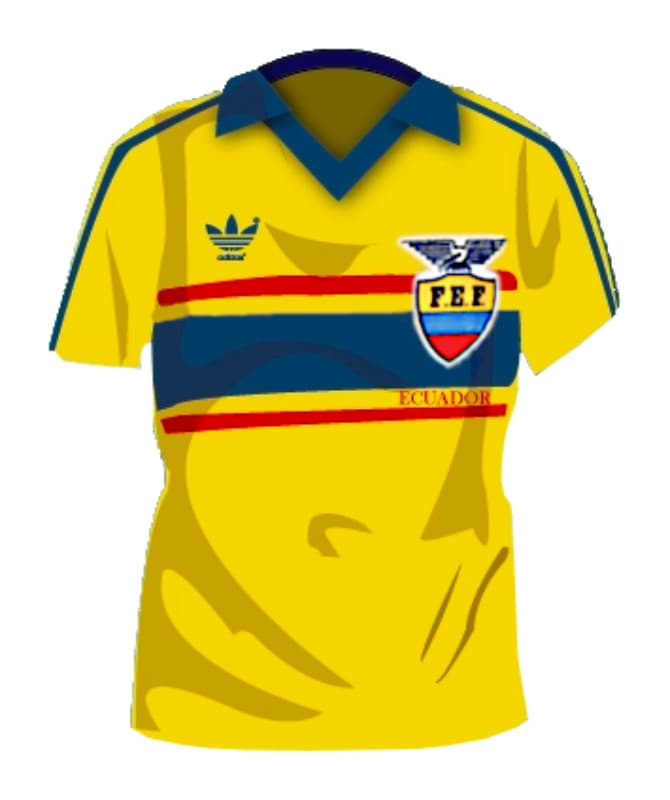 Ecuador 1985 home kit