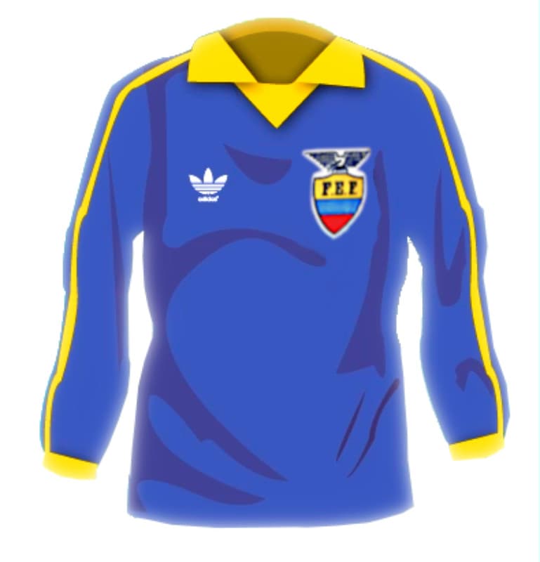 Ecuador 1987 away kit