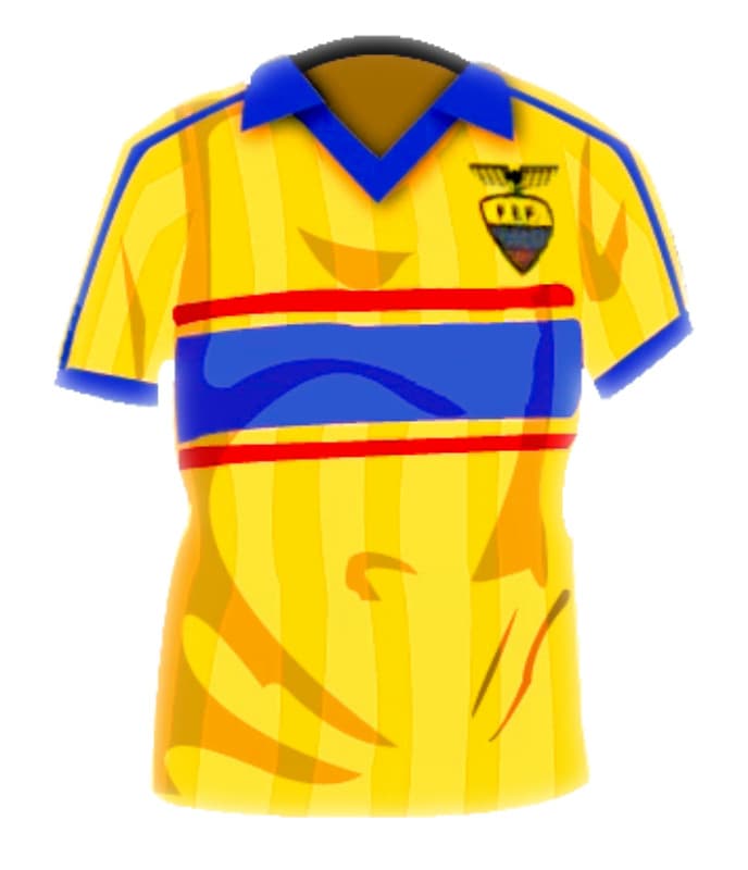 Ecuador 1987 home kit