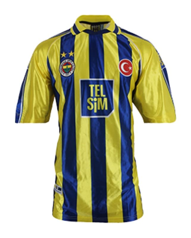 Fenerbahce 2001-2002 home kit