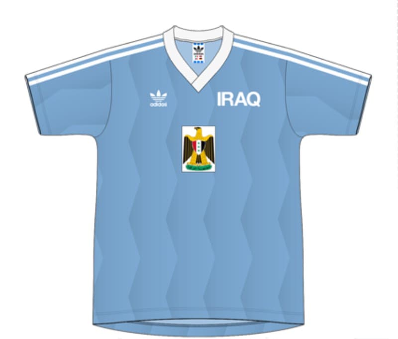Iraq 1986 away kit