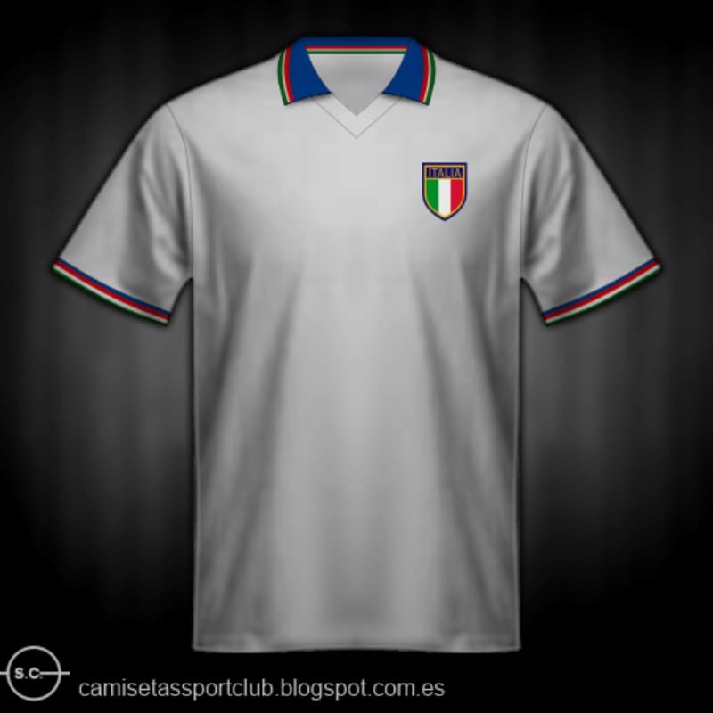 Italy 1982 away kit