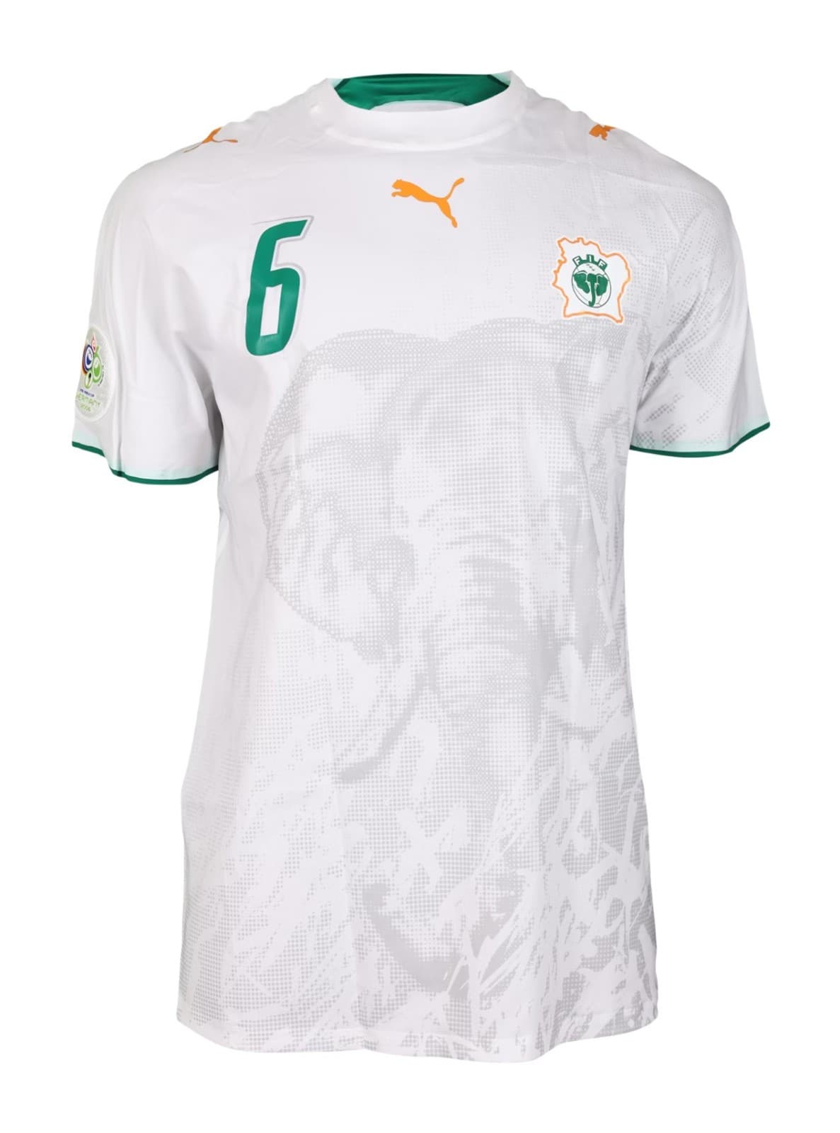 Ivory Coast 2006 away kit