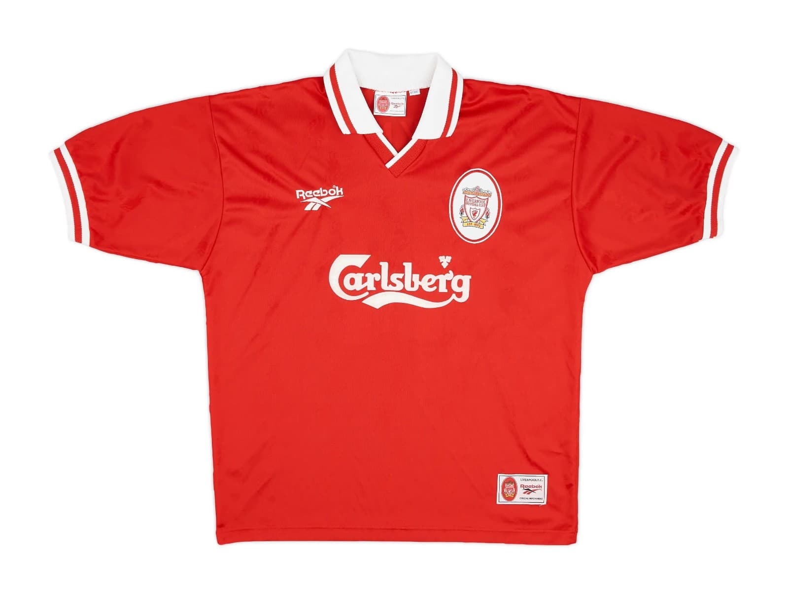 Liverpool FC 1996-1997 home kit