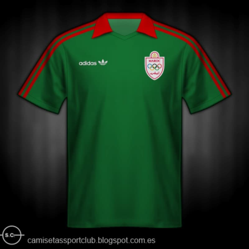 Morocco 1986 away kit