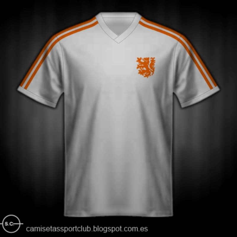 Netherlands 1976 away kit
