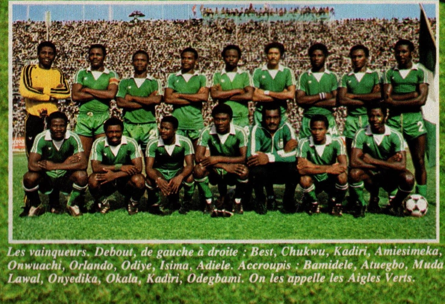 Nigeria 1980 home kit