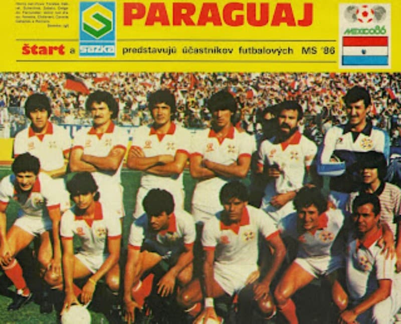 Paraguay 1980 away kit