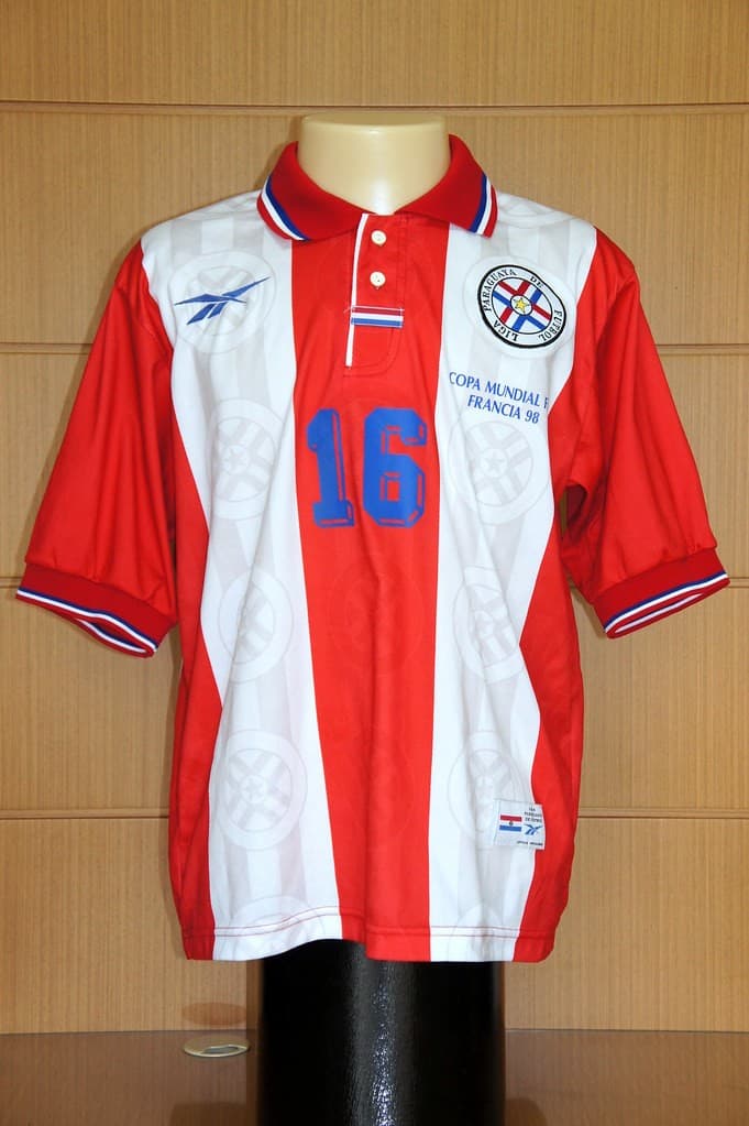 Paraguay 1998 home kit