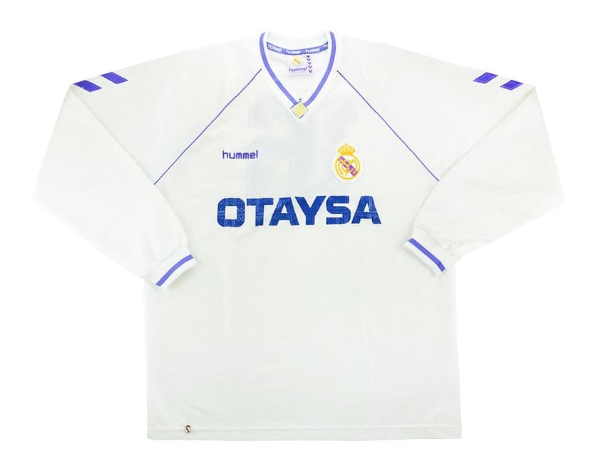 Real Madrid 1990-1992 home kit