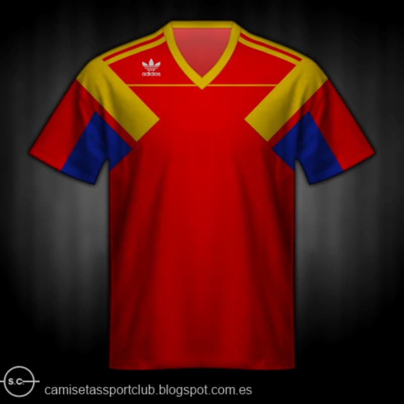Romania 1990 away kit