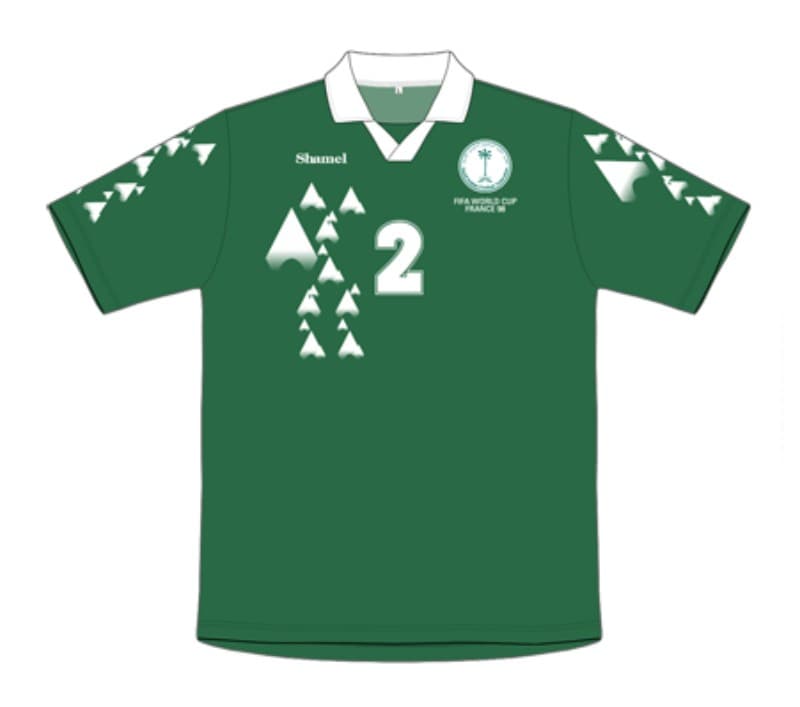 Saudi Arabia 1998 away kit