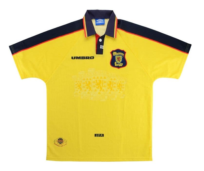 Scotland 1997 away kit