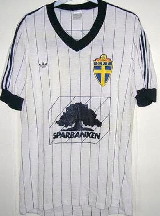 Sweden 1984 away kit