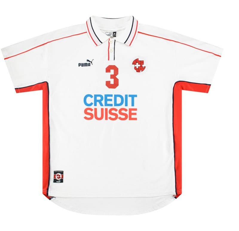 Switzerland 1998 away kit