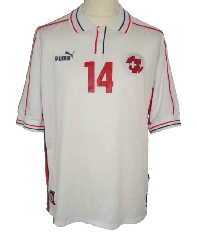 Switzerland 1999 away kit