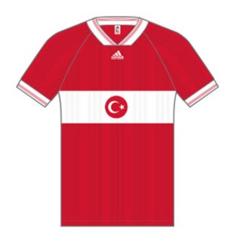 Turkey 1992 away kit