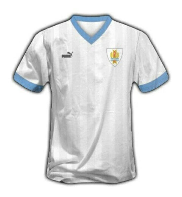 Uruguay 1990 away kit