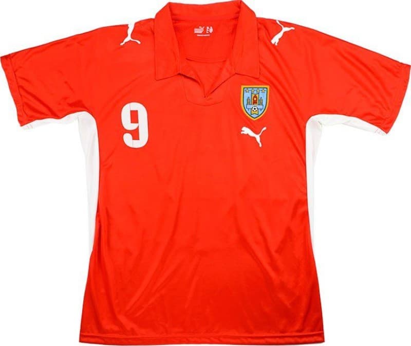 Uruguay 2008 away kit