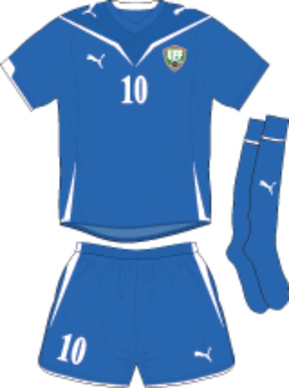 Uzbekistan 2010 home kit