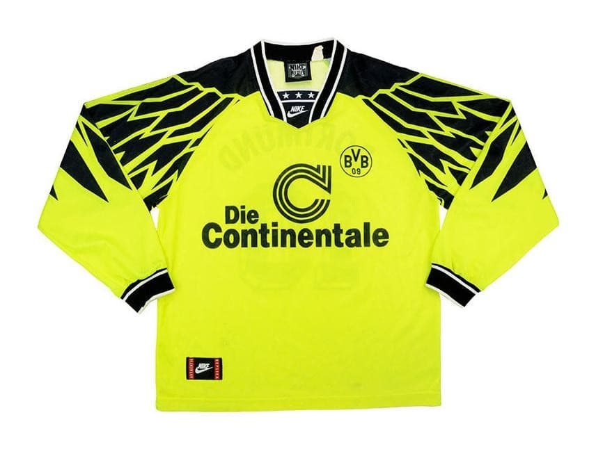 Borussia Dortmund 1994-1995 home kit — front
