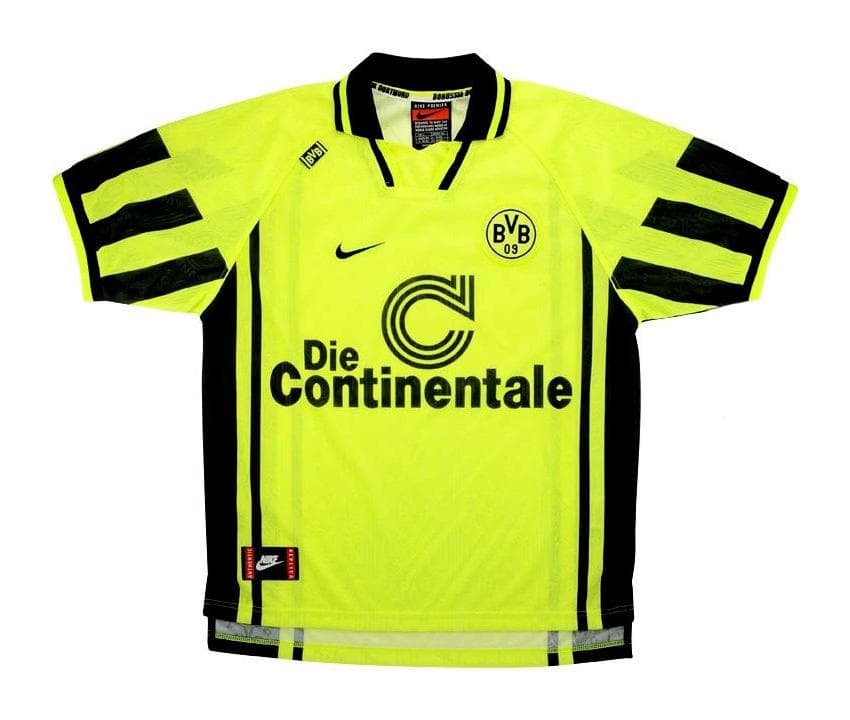 Borussia Dortmund 1996-1997 home kit — front