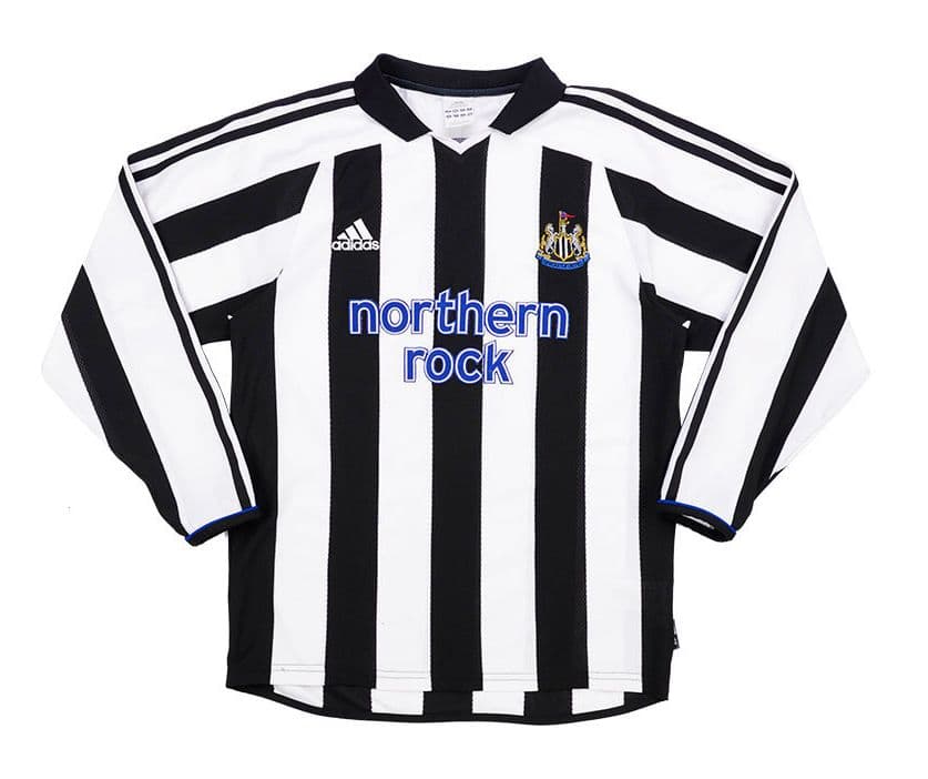 Newcastle United 2003-2004 home kit — front