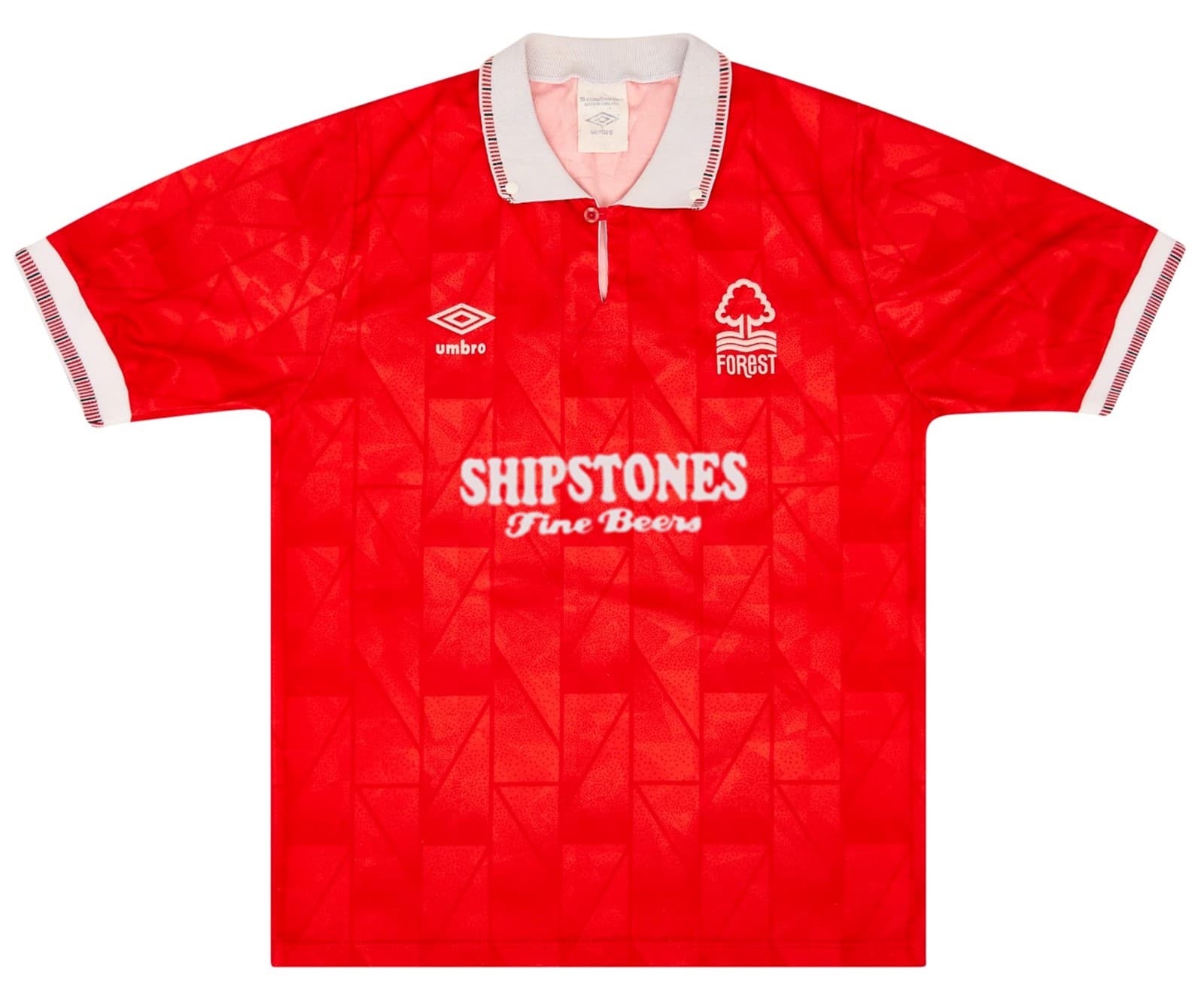Nottingham Forest 1990-1992 home kit — front