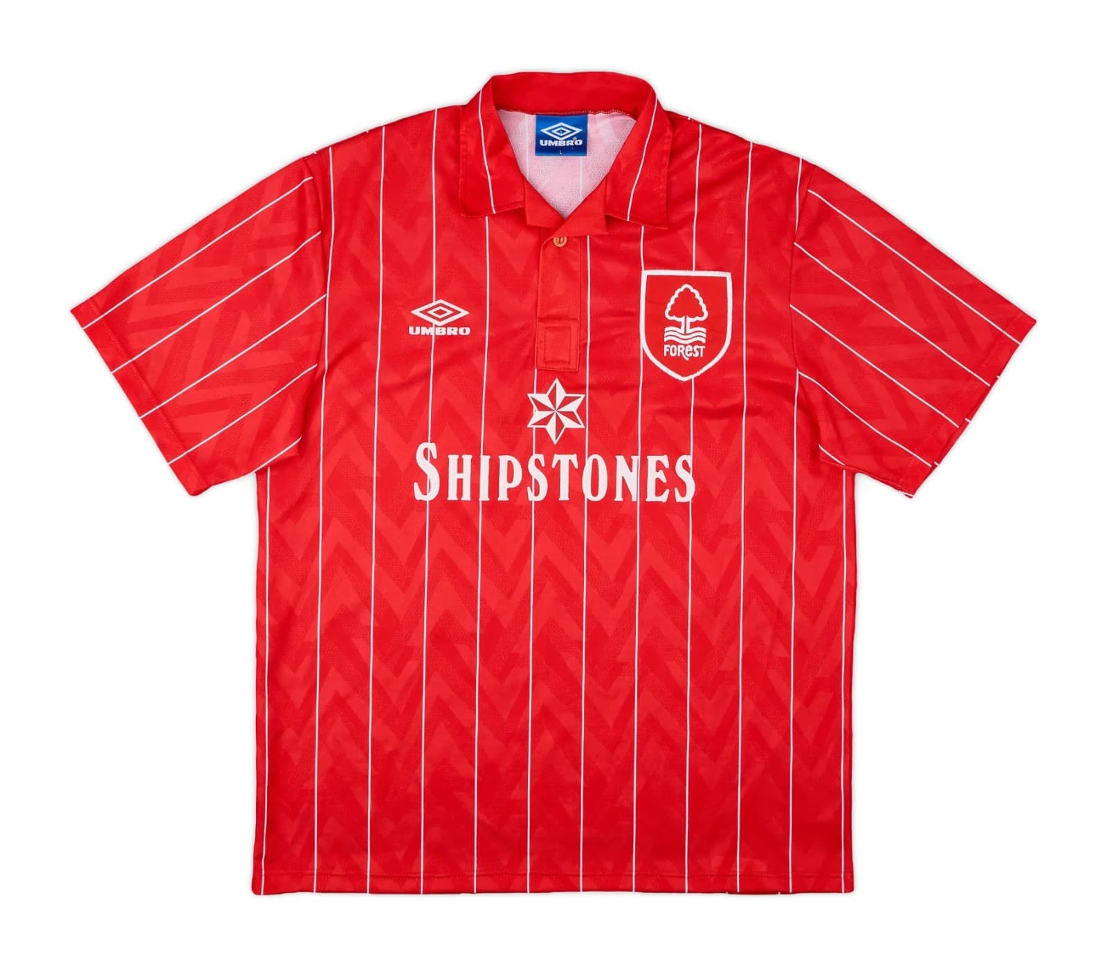 Nottingham Forest 1992-1993 home kit — front