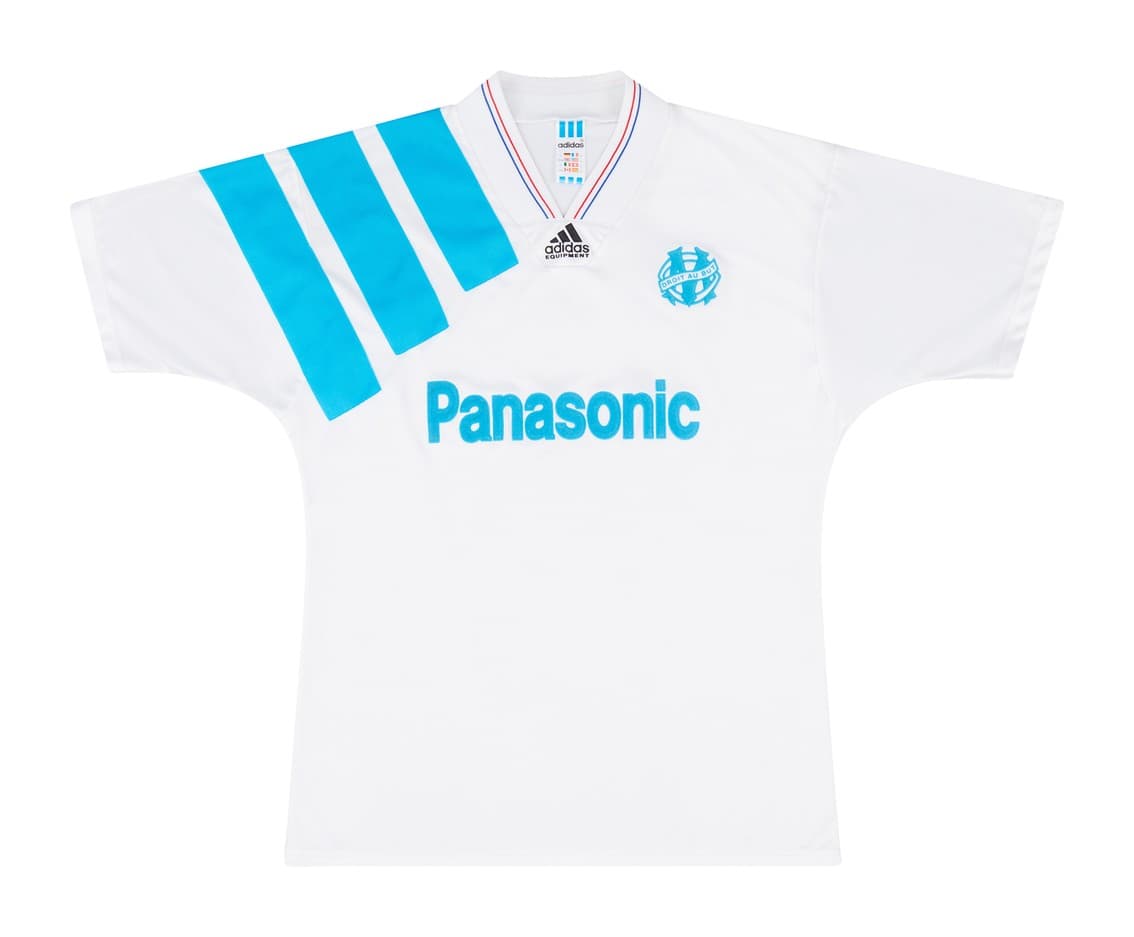 Olympique Marseille 1992-1993 home kit — front