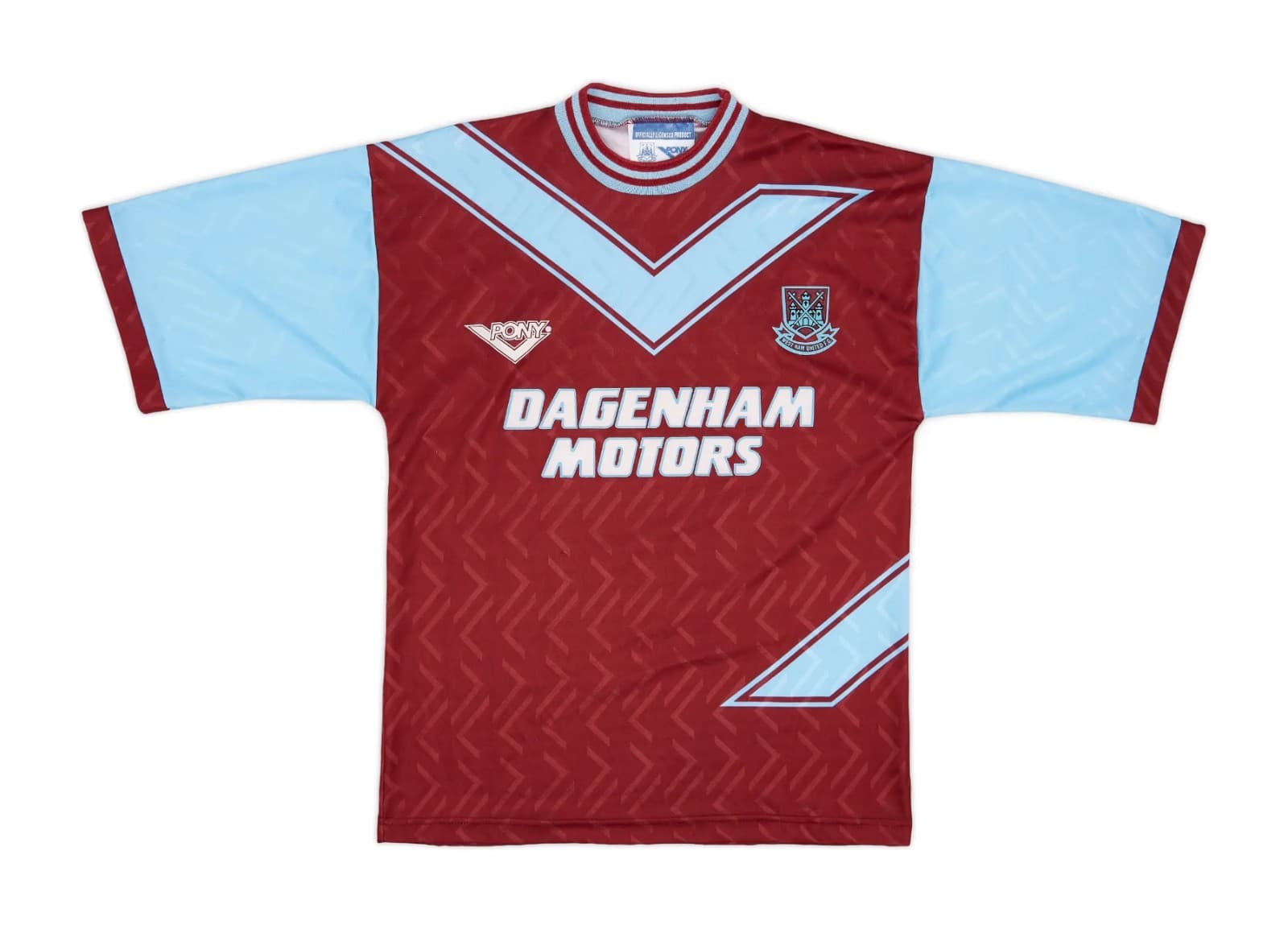 West Ham United 1993-1995 home kit — front