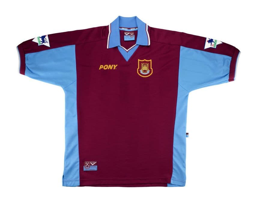 West Ham United 1997-1999 home kit — front