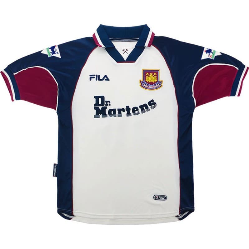 West Ham United 2000-2001 away kit — front